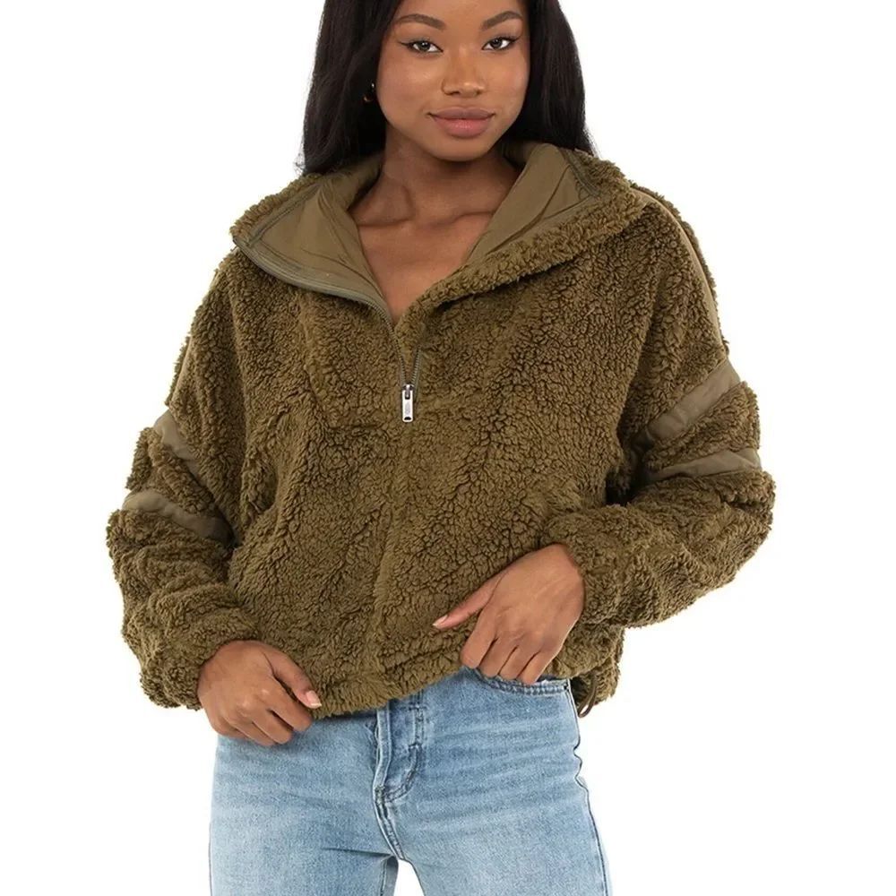 Free People Nantucket Fleece Pullover